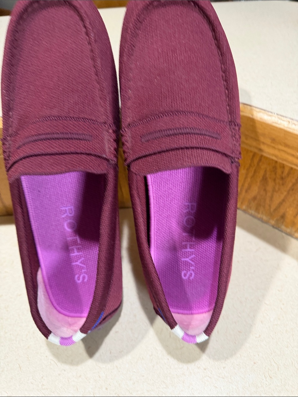 Rothy's Burgundy Driver Loafers
